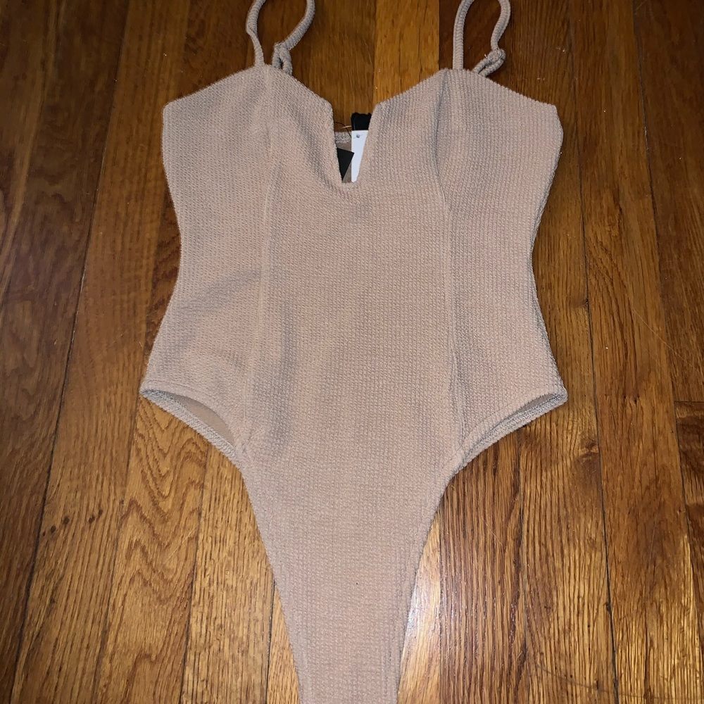 Nude Thong Bodysuit